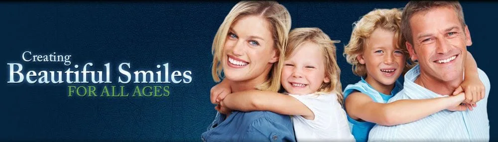 Dentist showing patient xray